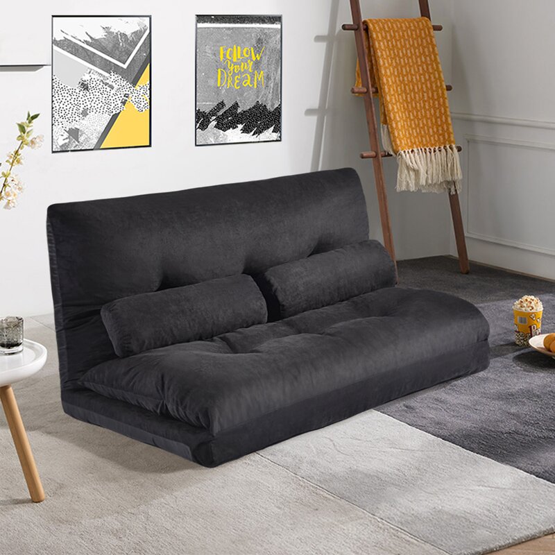 Latitude Run® Sofa Bed Adjustable Folding Futon Sofa